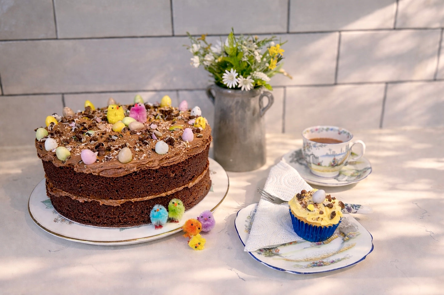 Easter Cake - Chocolate Fudge Style