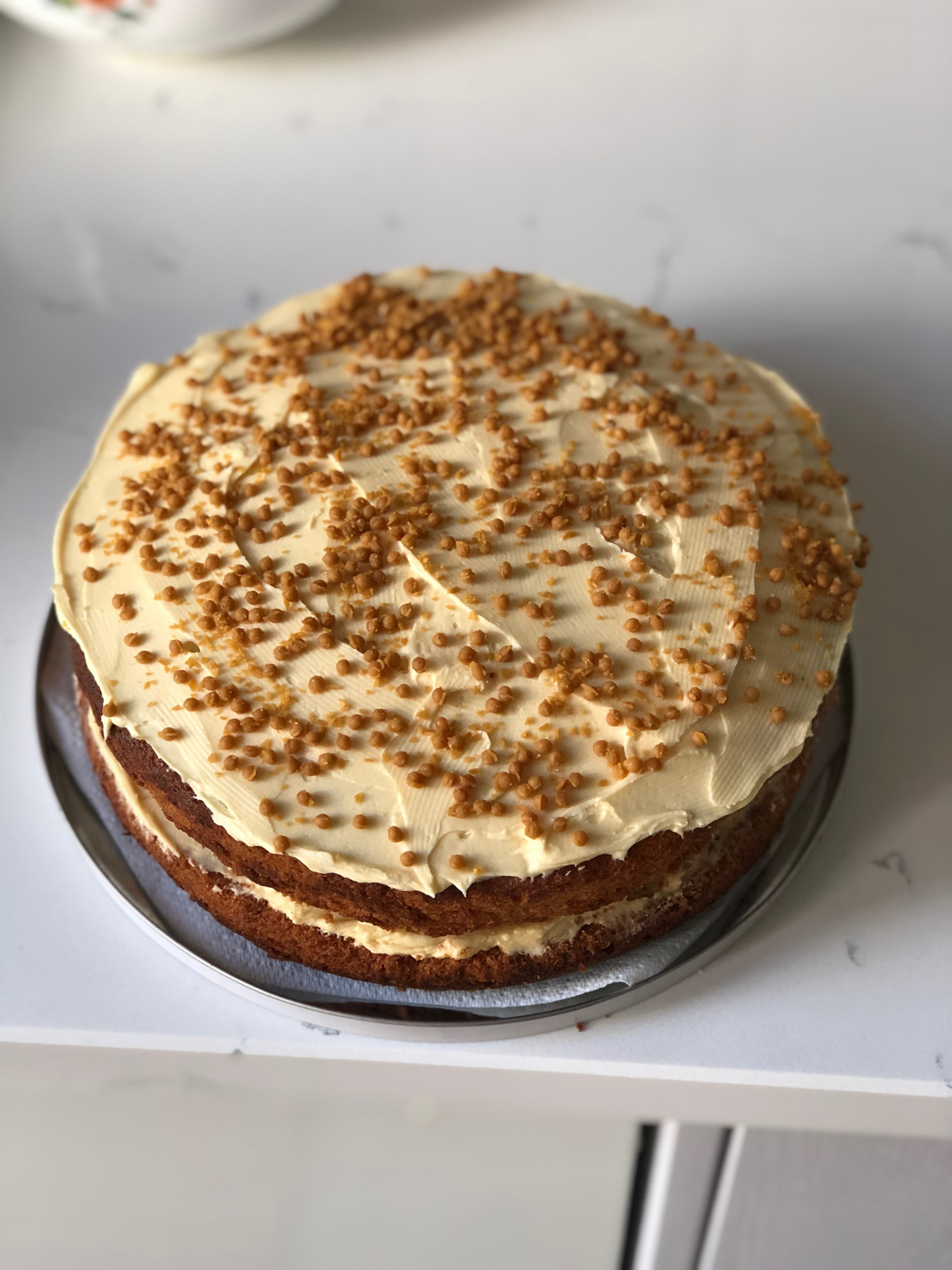 Caramel And Banana Sandwich Cake