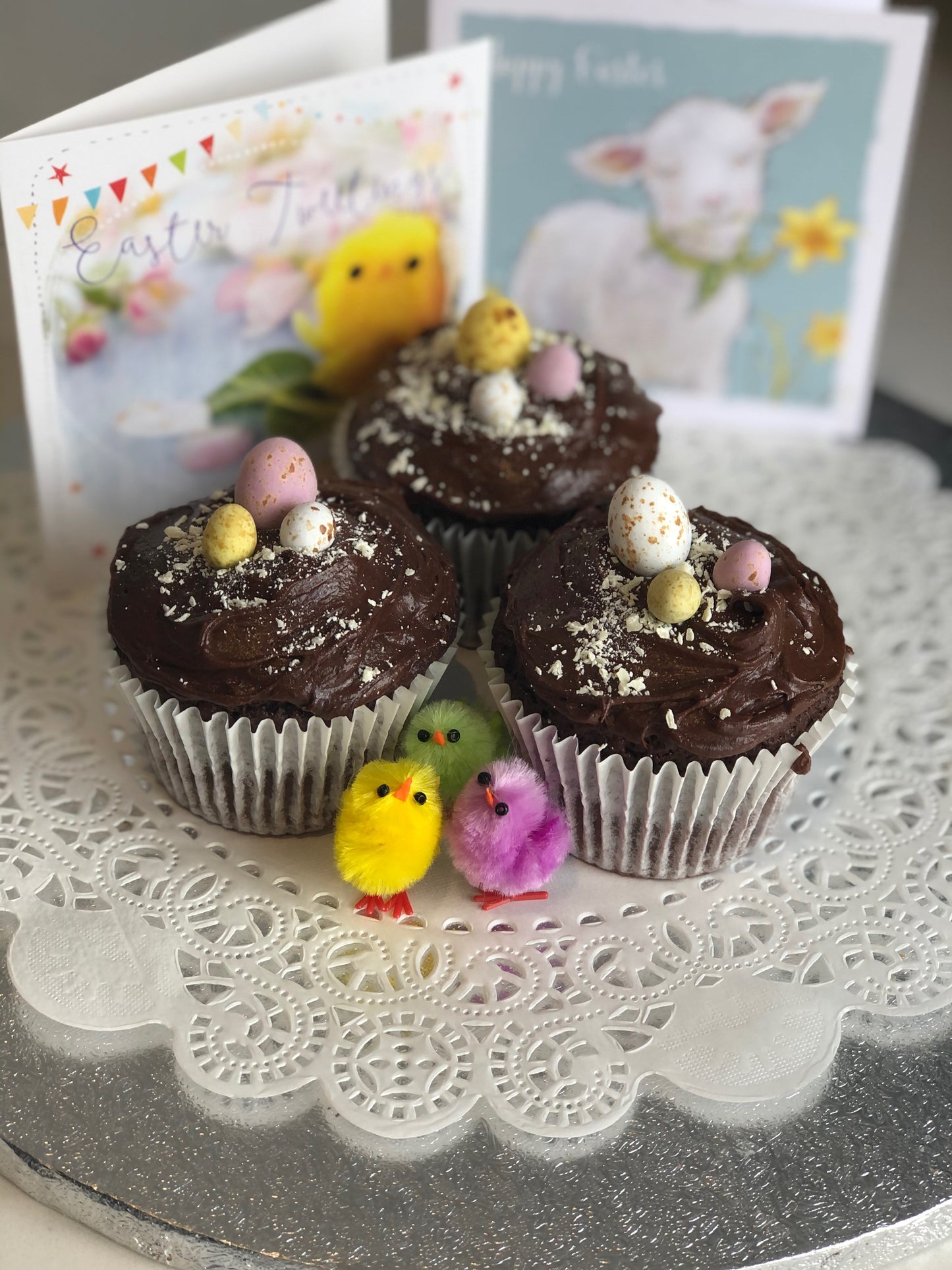 Easter Cupcakes - Chocolate Fudge Style