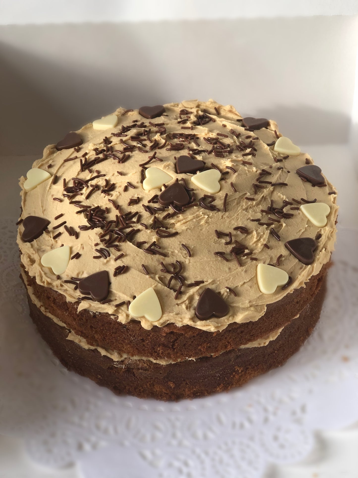 Coffee Cake With Coffee Buttercream Icing