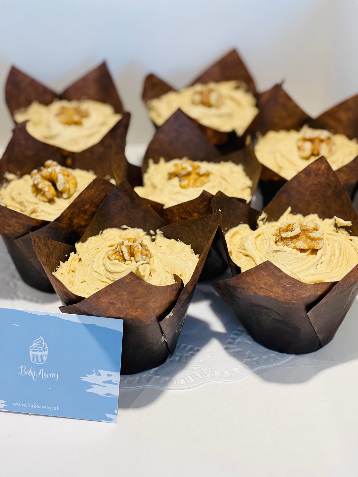 Coffee And Walnut Muffins