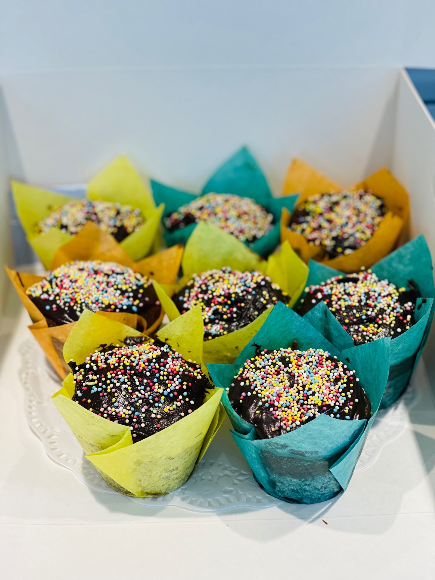 Chocolate Fudge Muffins
