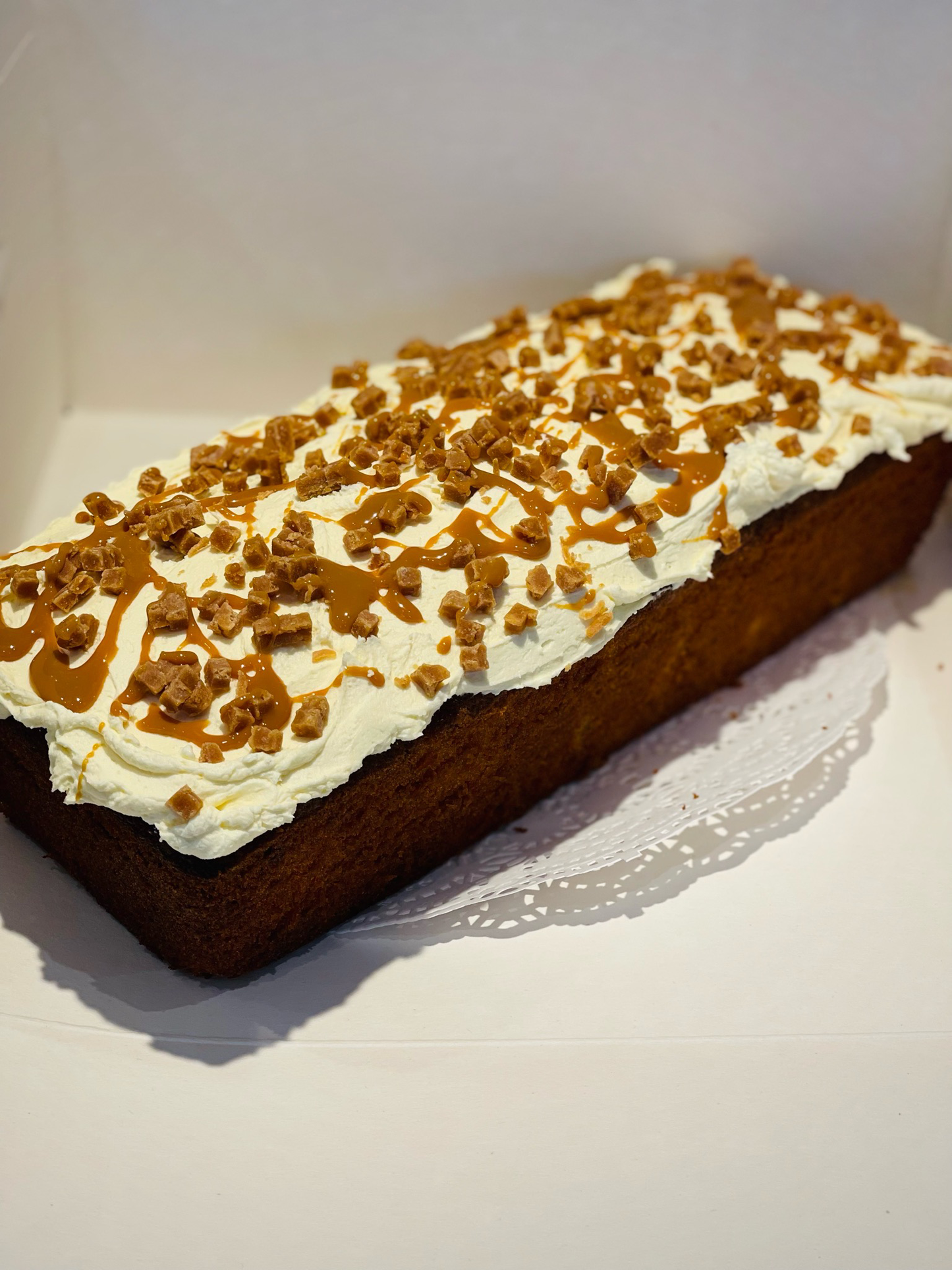 Caramel and Banana Loaf Cake