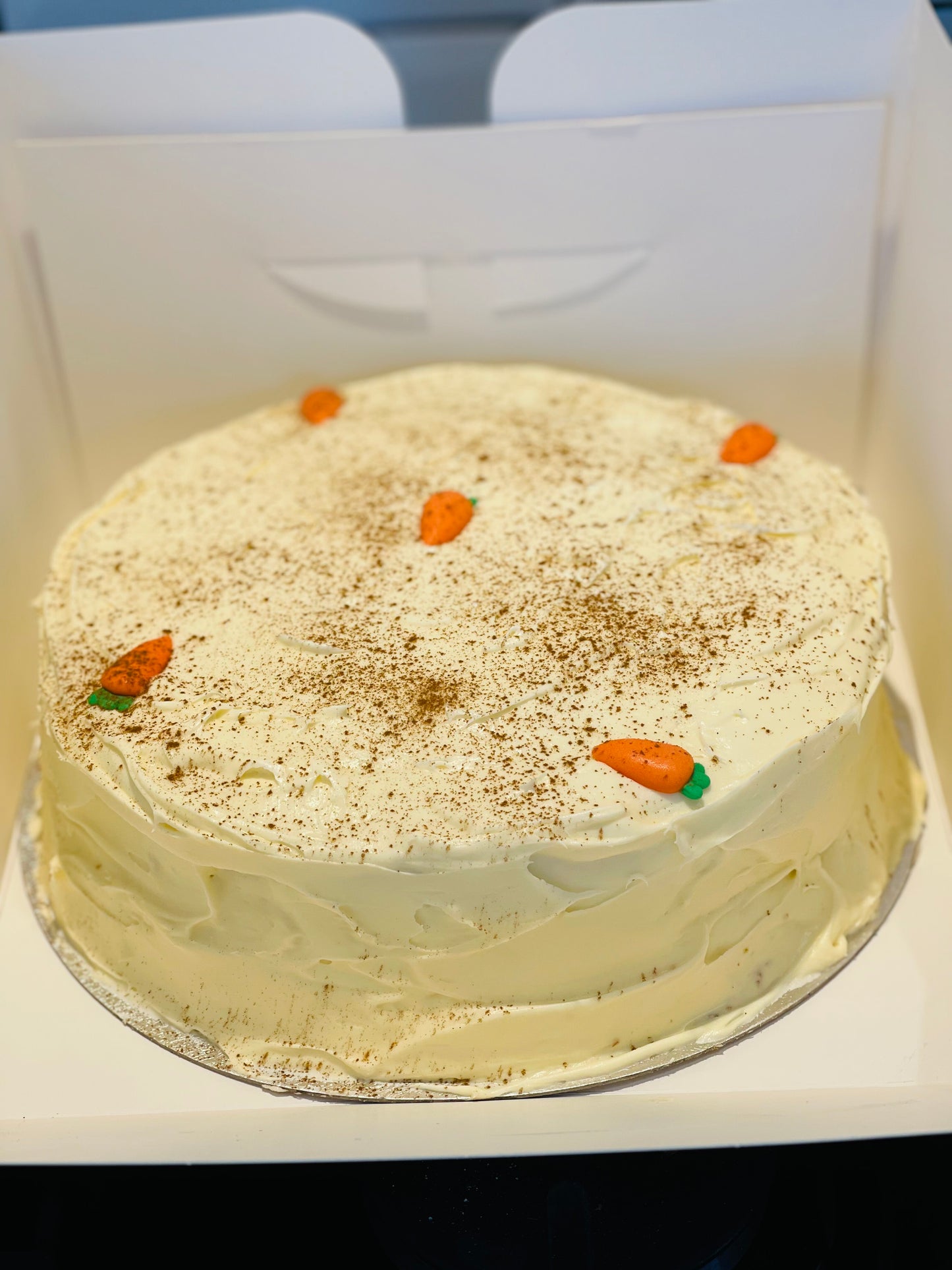 Carrot Cake with Cream Cheese Frosting (All Round Icing)