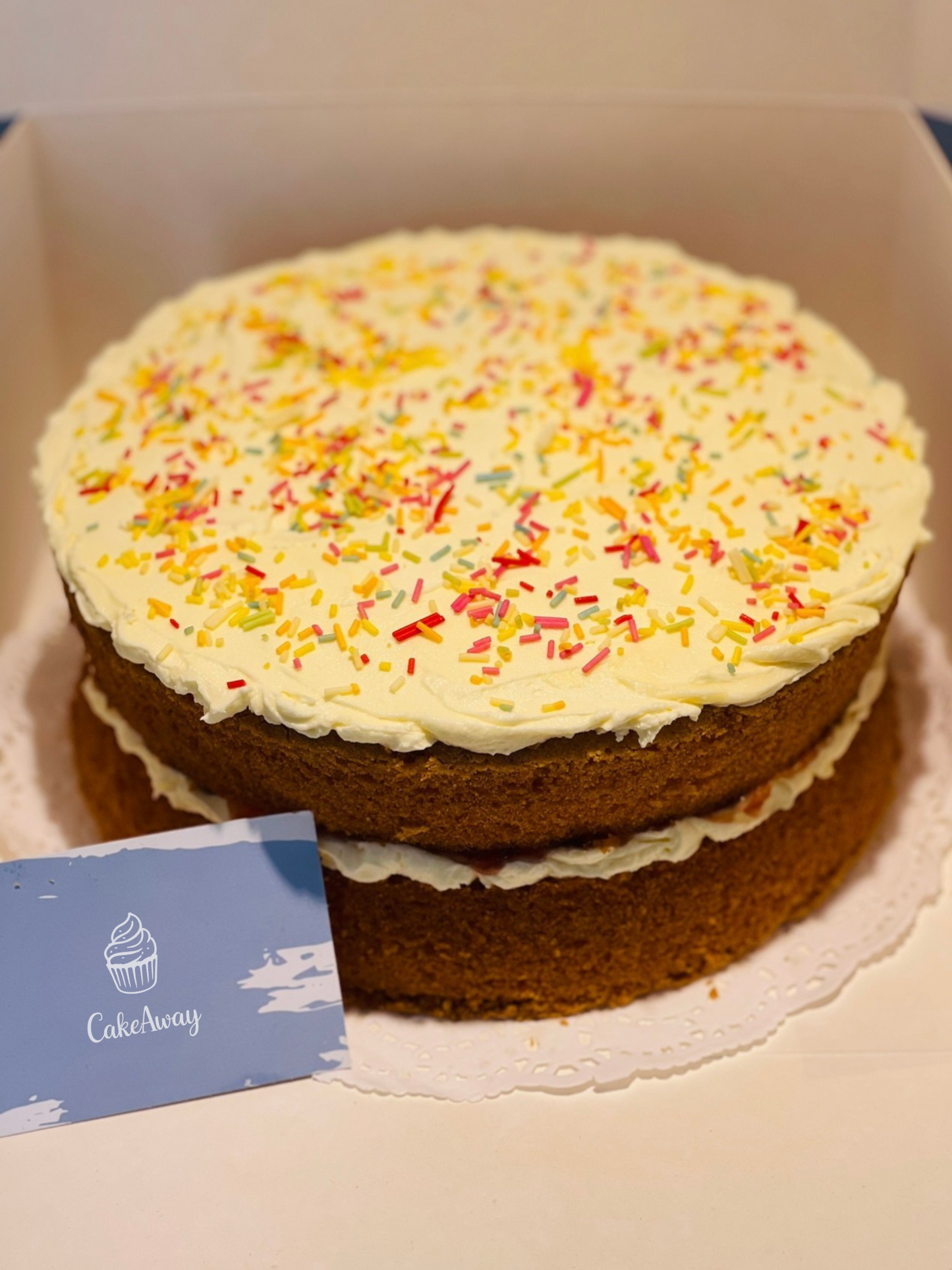 Victoria Sponge with Buttercream Icing