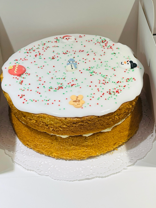 Festive Sponge with Icing