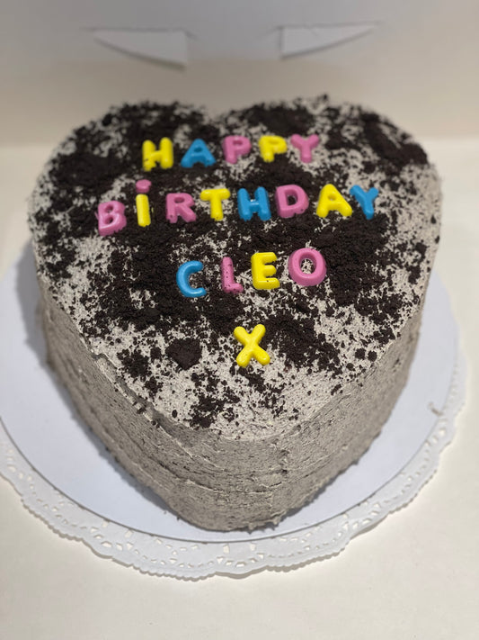 Oreo Heart Cake