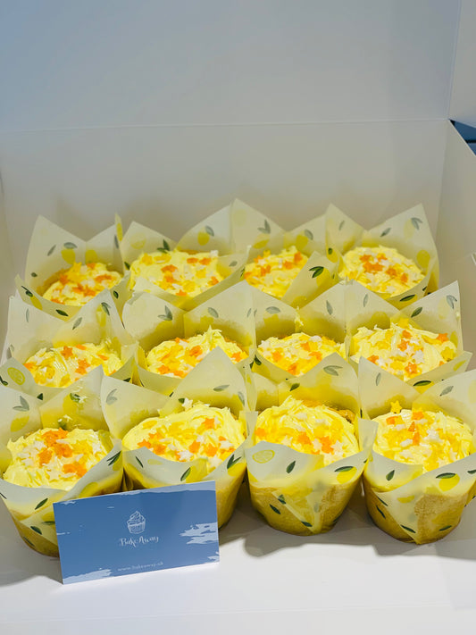 Iced Lemon Muffins