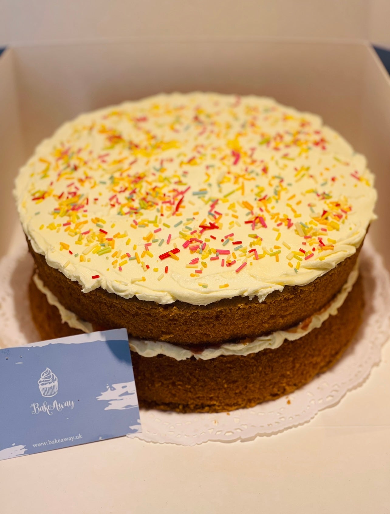 Victoria Sponge with Buttercream Icing