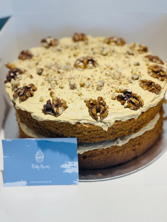 Coffee and Walnut Sponge